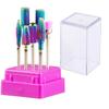 Mozulon 7-Piece Tungsten Steel and Ceramic Nail Drill Bit Set view 1