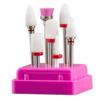 Mozulon 7-Piece Tungsten Steel and Ceramic Nail Drill Bit Set view 3