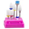 Mozulon 7-Piece Tungsten Steel and Ceramic Nail Drill Bit Set view 4
