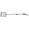 KUIDAMOS Metal Cat Litter Scoop with Long Handle, Adjustable Telescopic Chicken Manure Scoop, Stainless Steel, Blue view 2