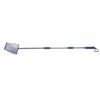 KUIDAMOS Metal Cat Litter Scoop with Long Handle, Adjustable Telescopic Chicken Manure Scoop, Stainless Steel, Blue view 3