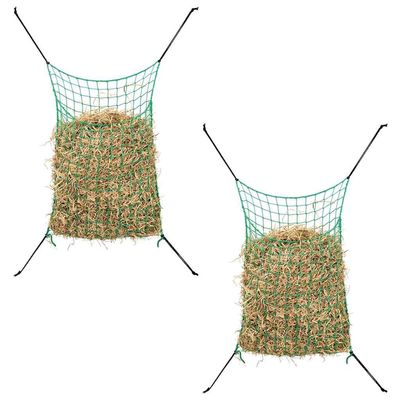 Mokuyary Hay Nets, 2-Pack, Rectangular, 0.9 x 1 m, Polypropylene, for Travel