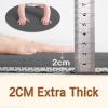 Stqyeiw 2 cm Thick Baby Crawling Mat 60 x 180 cm, Foam-Filled Nursery Rug, Play Mat, Crawling Blanket, Non-Slip Backing, Short Pile, Easy Care, Dark Gray view 4
