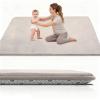 Stqyeiw Baby Crawling Mat, 2 cm Thick, 60 x 90 cm, Cream view 1