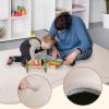 Stqyeiw Baby Crawling Mat, 2 cm Thick, 60 x 90 cm, Cream view 2