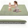 Stqyeiw 2 cm Thick Baby Crawling Mat 40 x 150 cm, Foam-Filled Nursery Rug, Grass Green view 1