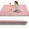 Stqyeiw 2 cm Thick Baby Crawling Mat, 140 x 250 cm, Pink view 1