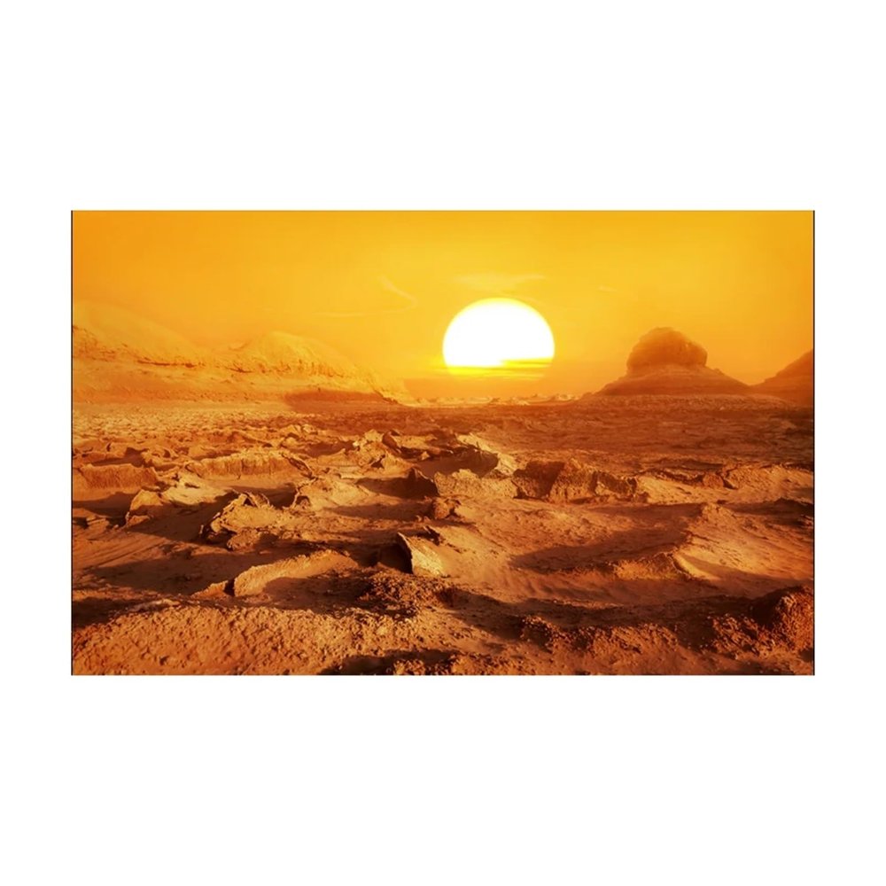 MZPOZB Juwel Aquarium Background Sticker Yellow Desert