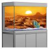 MZPOZB Juwel Aquarium Background Sticker Yellow Desert view 2
