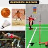 Adjustable Vertical Jump Tester with Stable Base and Colored Flag view 3