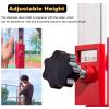 Adjustable Vertical Jump Tester with Stable Base and Colored Flag view 4