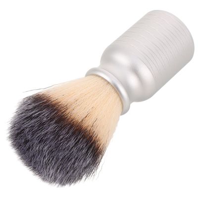 Men's Aluminum Alloy Shaving Brush with Nylon Bristles