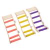 LOLIPPYY 3-Piece Wooden Parrot Climbing Ladder Toy with Perch and Swing view 1