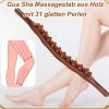 Gua Sha Wooden Therapy Stick with 31 Wooden Massage Beads view 4