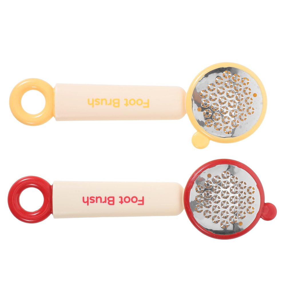 Foot File Pedicure Tool, 2-Piece Stainless Steel Set for Calluses