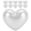 Nail Art Heart Imitation Pearls, DIY Craft Accessories, 10 pcs, 12 x 10 mm (XZ-45) view 1