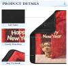 Nexawaveo Strap Covers (25.4 x 19.7 cm), Cute Dog, Extra-Wide Shoulder Pads for Car Seats, Strollers, Backpacks, Red view 4
