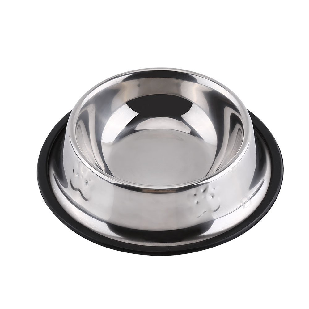 Stainless Steel Pet Bowl - Durable Non-Slip Dog Cat Feeder