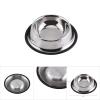 Stainless Steel Pet Bowl - Durable Non-Slip Dog Cat Feeder view 2