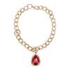 Adjustable Pet Necklace with Stones - Elegant Dog Pendant for Small to Medium Dogs and Cats (S) view 1