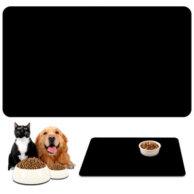 Pet Food Mat for Dogs and Cats, 60 x 40 cm