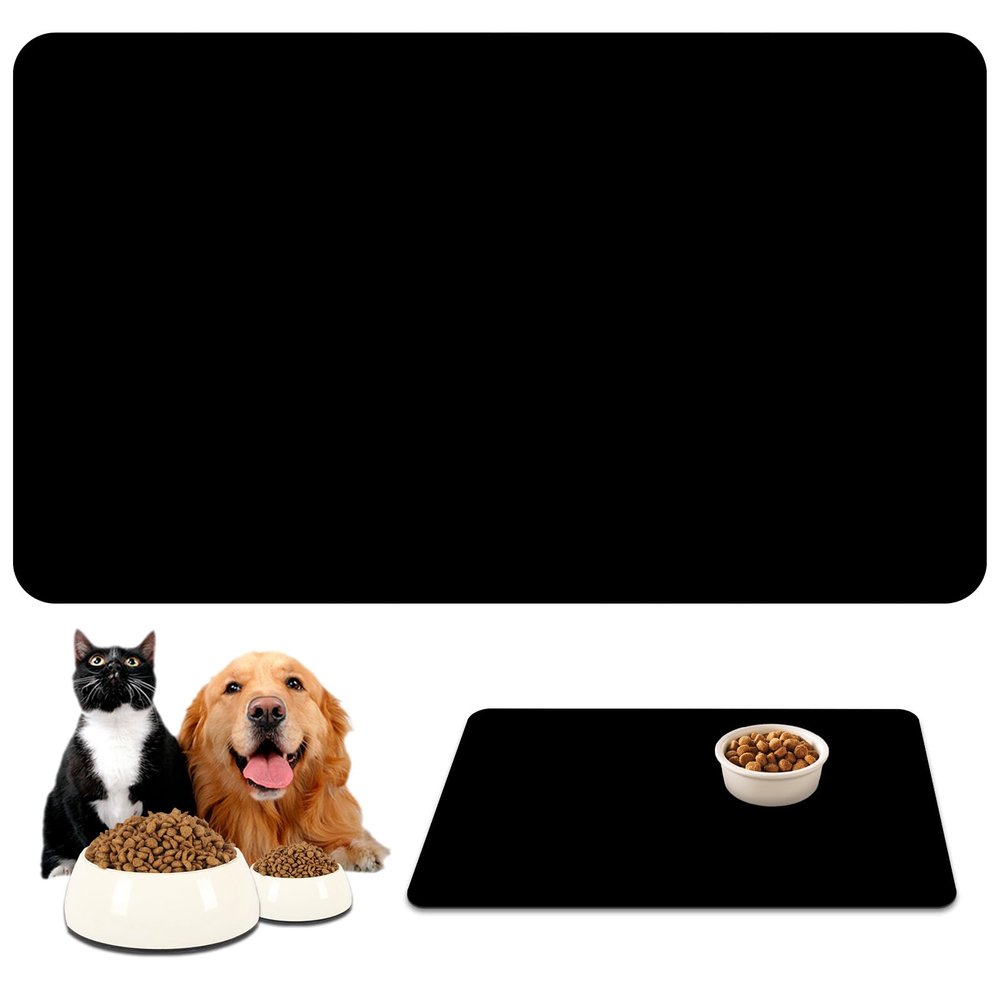Pet Food Mat for Dogs and Cats, 60 x 40 cm
