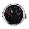 KIMISS Marine Temperature Gauge, 52 mm/2 in, Water Temperature Gauge for Boats and RVs, High-Precision 40–120°C Engine Temperature Sensor (Black Dial, Silver Cover) view 1
