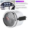 KIMISS Marine Temperature Gauge, 52 mm/2 in, Water Temperature Gauge for Boats and RVs, High-Precision 40–120°C Engine Temperature Sensor (Black Dial, Silver Cover) view 3