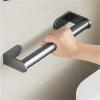 FLFHDUP Bathroom Grab Bar and Towel Holder, Toilet Safety Rail, Shower Handle (4 Hooks, 50 cm Rod) view 2