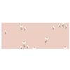 Wollhuhn KO MINI Kids' Wide Elastic Headband, Made in Germany, Cotton (Head Circumference 48–52 cm), Floral Pink/White view 3