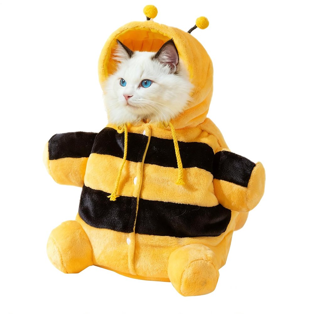 Bee-Shaped Warming Plush Dog Carrier Sling