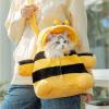 Bee-Shaped Warming Plush Dog Carrier Sling view 3