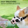 Cow Print Dog Muzzle - Soft Adjustable Pet Muzzle view 3