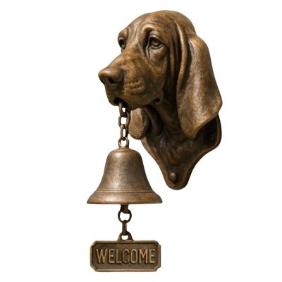 Vintage Dog Welcome Doorbell with Funny Animal Design