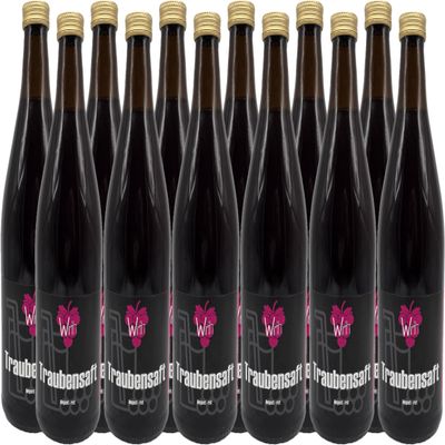 Wirth Winery Regent Red Grape Juice, Direct from the Winemaker (12 Bottles)