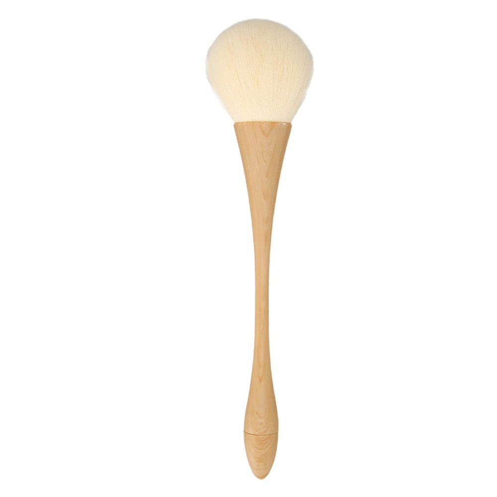 Professional Nail Makeup Powder Brush, Soft Fluffy Synthetic Bristles for Nail Dust Removal, Manicure, Blush, Loose Powder, ABS Handle