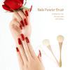 Professional Nail Makeup Powder Brush, Soft Fluffy Synthetic Bristles for Nail Dust Removal, Manicure, Blush, Loose Powder, ABS Handle view 2