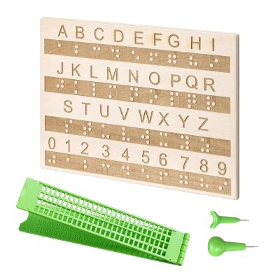 Braille Writing Tools, 4 Lines, 28 Cells