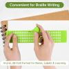 Braille Writing Slate, 4 Lines, 28, Learning Aid for Visually Impaired Users view 3