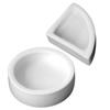 DECHOUS 2-Piece Ceramic Reptile Feeding Bowls, White view 1