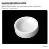 DECHOUS 2-Piece Ceramic Reptile Feeding Bowls, White view 4