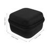 Abaodam Insulin Storage Bag with 9 Compartments for 10 mL Vials, Hard EVA Case with Removable Foam, Compact Black Travel and Outdoor Medication Case view 2