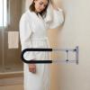 Wall-Mounted Foldable Toilet & Shower Safety Grab Bar for Seniors and People with Disabilities, Non-Slip Foam, Aluminum Alloy, up to 120 kg, 60 cm view 2