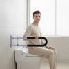 Wall-Mounted Foldable Toilet & Shower Safety Grab Bar for Seniors and People with Disabilities, Non-Slip Foam, Aluminum Alloy, up to 120 kg, 60 cm view 4
