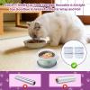 SLSON 4-Pack Round Transparent Cat Food Storage Containers view 3