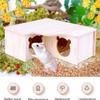 Zpeiran Wooden Hamster House view 3