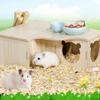 Zpeiran Wooden Hamster House view 4