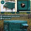 Insulated Weatherproof Heated Cat House for Winter with Two Exits and Magnetic-Lock Escape Door view 3