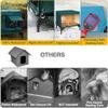 Insulated Weatherproof Heated Cat House for Winter with Two Exits and Magnetic-Lock Escape Door view 4