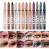 12-Color Eyeshadow Stick Set, Matte & Creamy, Waterproof, Long-Lasting (#02) view 2